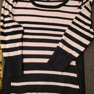 by&by sweater, black and pink, large size